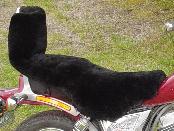 UNIVERSAL SHEEPSKIN MOTORCYCLE SEAT COVER