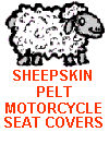 Sheepskin Pelt Motorcycle Seat Covers